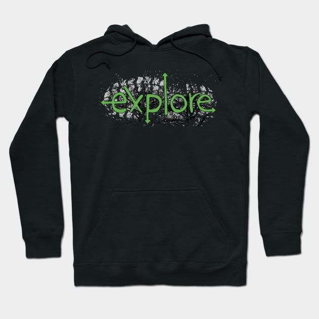 Explore Hoodie by RainShineDesign